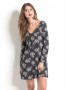 Vestido Decote U com Amarração